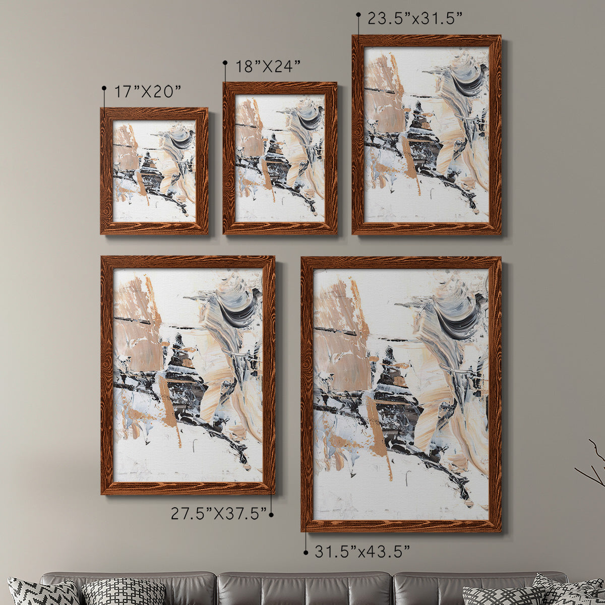 Ruckus III - Premium Framed Canvas 2 Piece Set - Ready to Hang