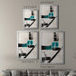 Geometry Notes I - Modern Framed Canvas Print