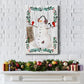 Folk Snowman Forest II Premium Gallery Wrapped Canvas - Ready to Hang