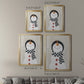 Festive Snowman II - Modern Framed Canvas Print