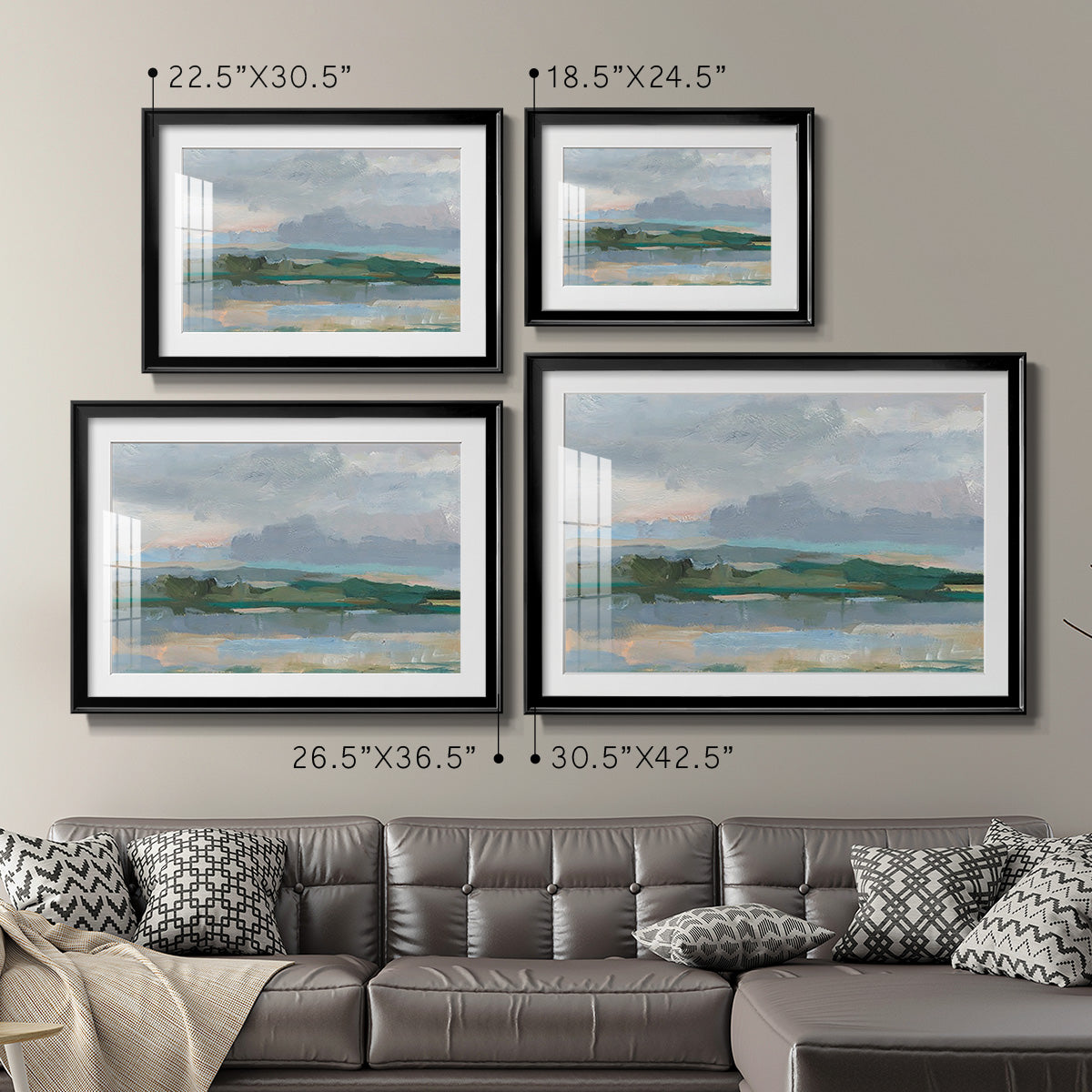 Twilight Vista Study II Premium Framed Print - Ready to Hang