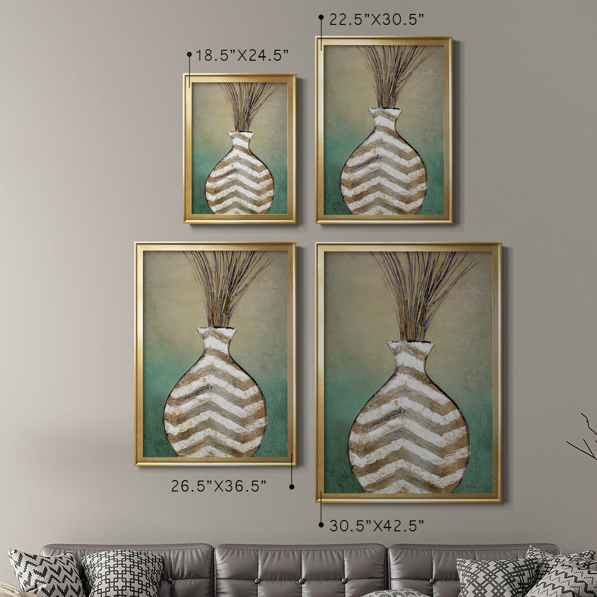 Global Vessel I - Modern Framed Canvas Print