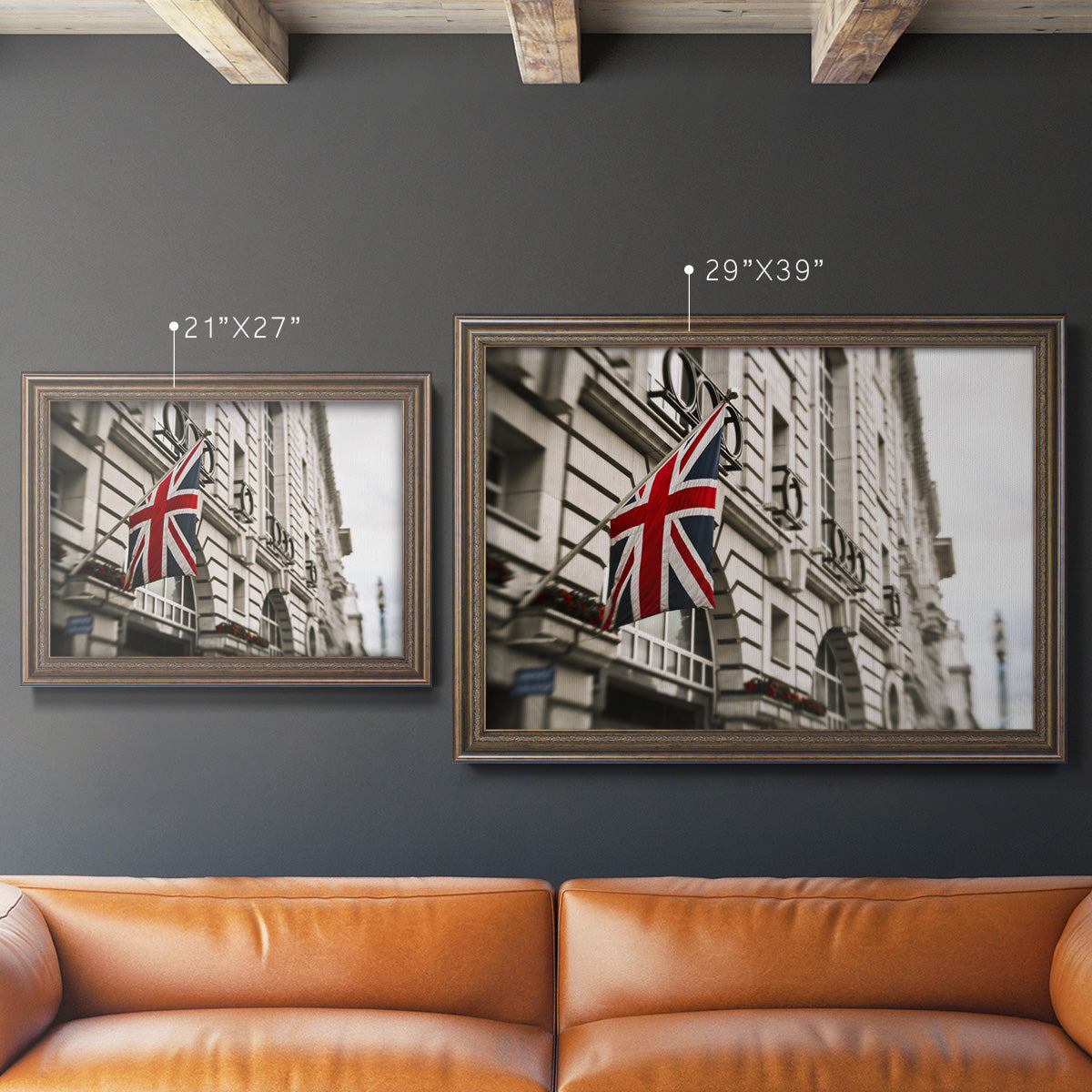 London Scene II Premium Framed Canvas- Ready to Hang