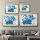 Dancing Blue II Premium Framed Print - Ready to Hang