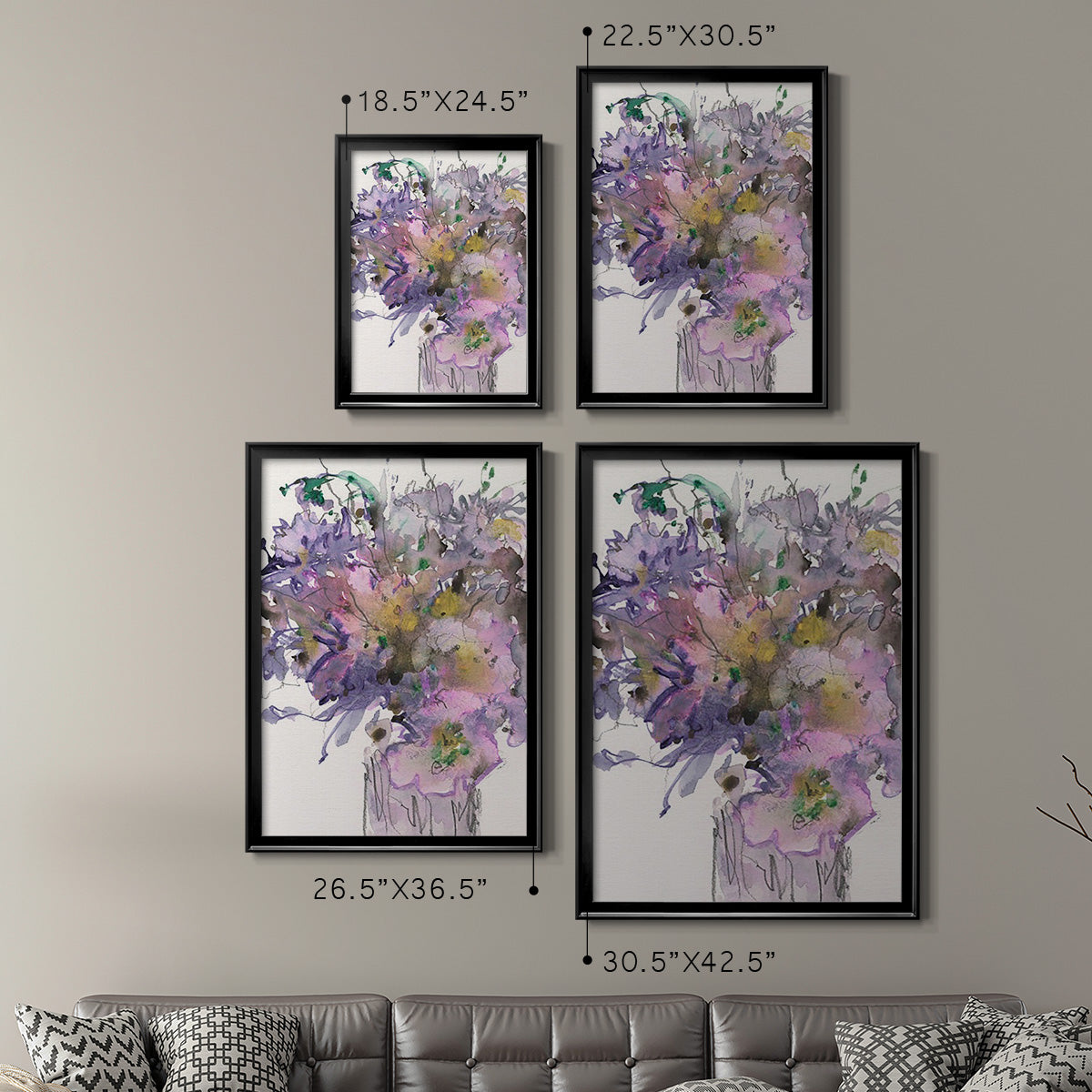 All that Glitters I - Modern Framed Canvas Print