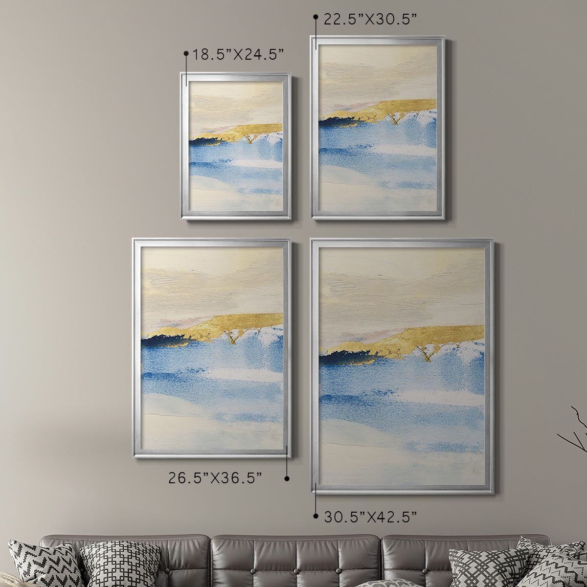 Pampa I - Modern Framed Canvas Print