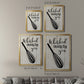 Whisked Away - Modern Framed Canvas Print