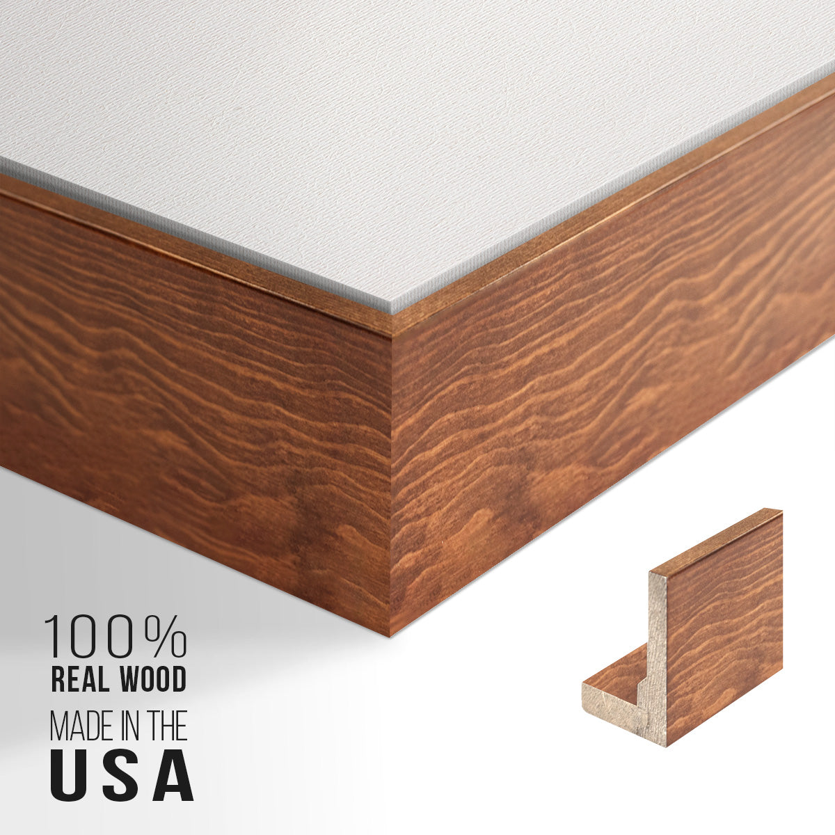 Shade of Blue - Floater Framed Canvas Print