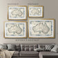 Bordered Map of Australia - Modern Framed Art Print