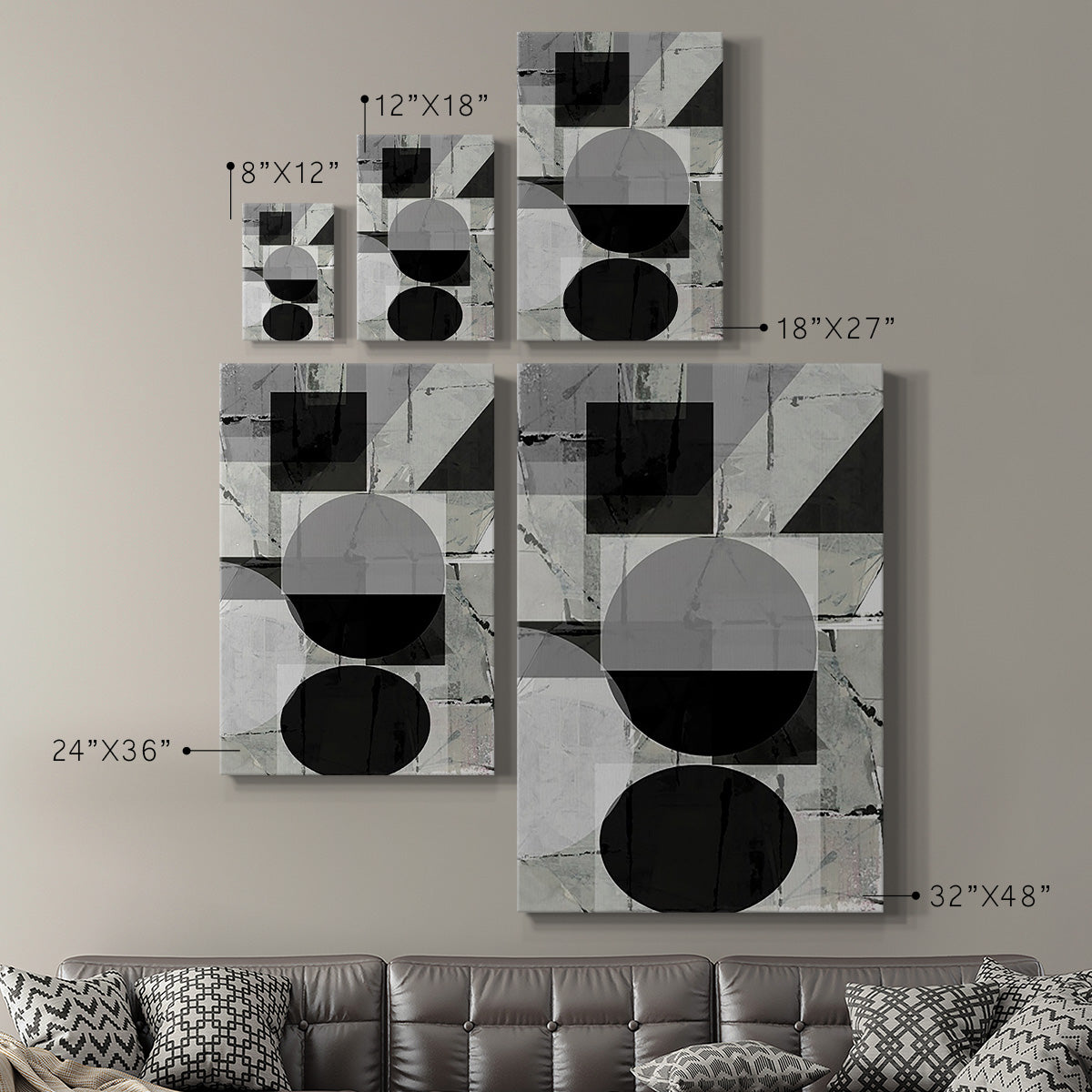 Abstract Neutrality II Premium Gallery Wrapped Canvas - Ready to Hang