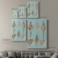 Sepia & Aqua Shells II - Canvas Art Print