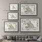 Bordered Map of England & Wales-Premium Framed Print - Ready to Hang