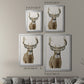 Handsome Whitetail II - Modern Framed Canvas Print