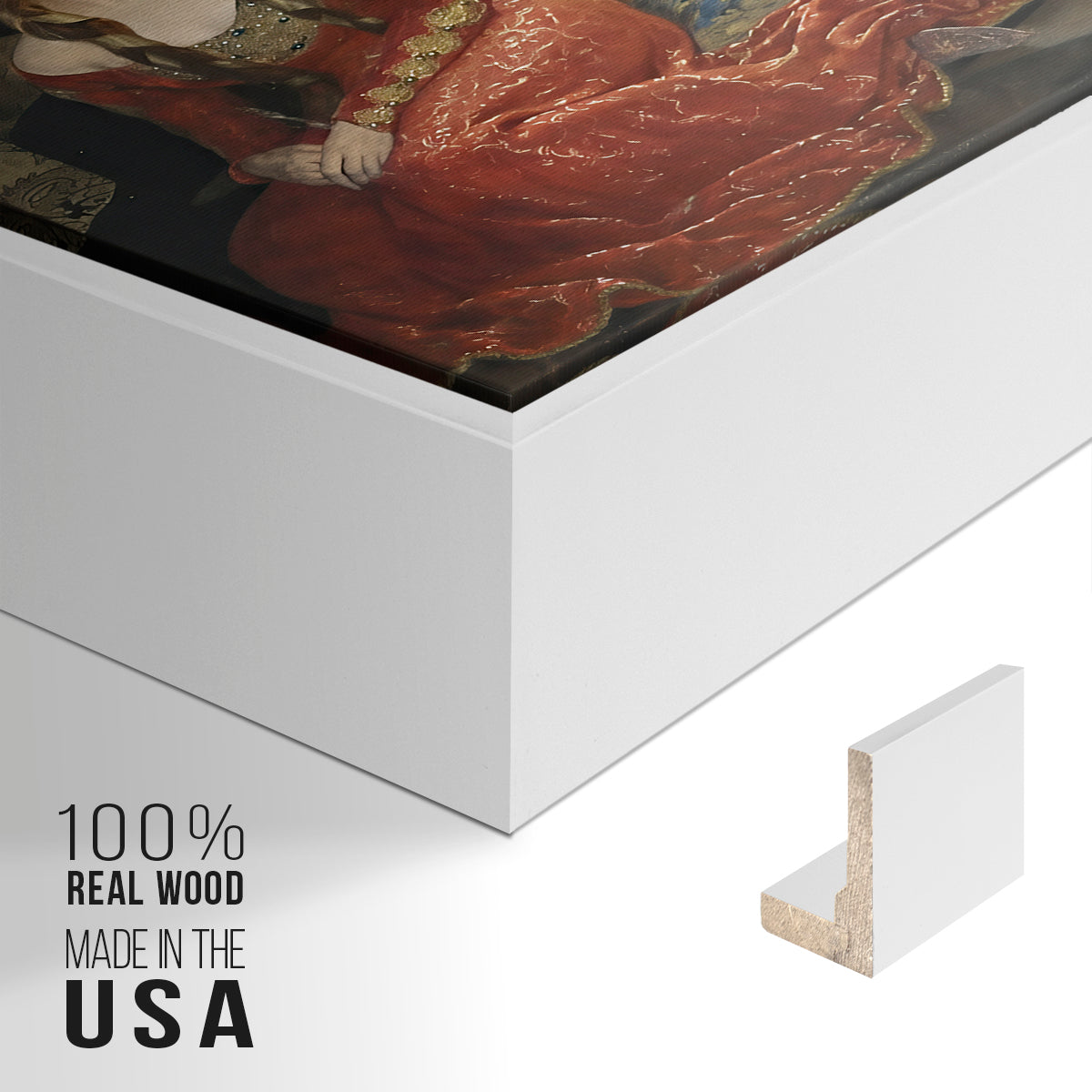 The Sleeping Beauty, 1921 - Floater Framed Canvas Print
