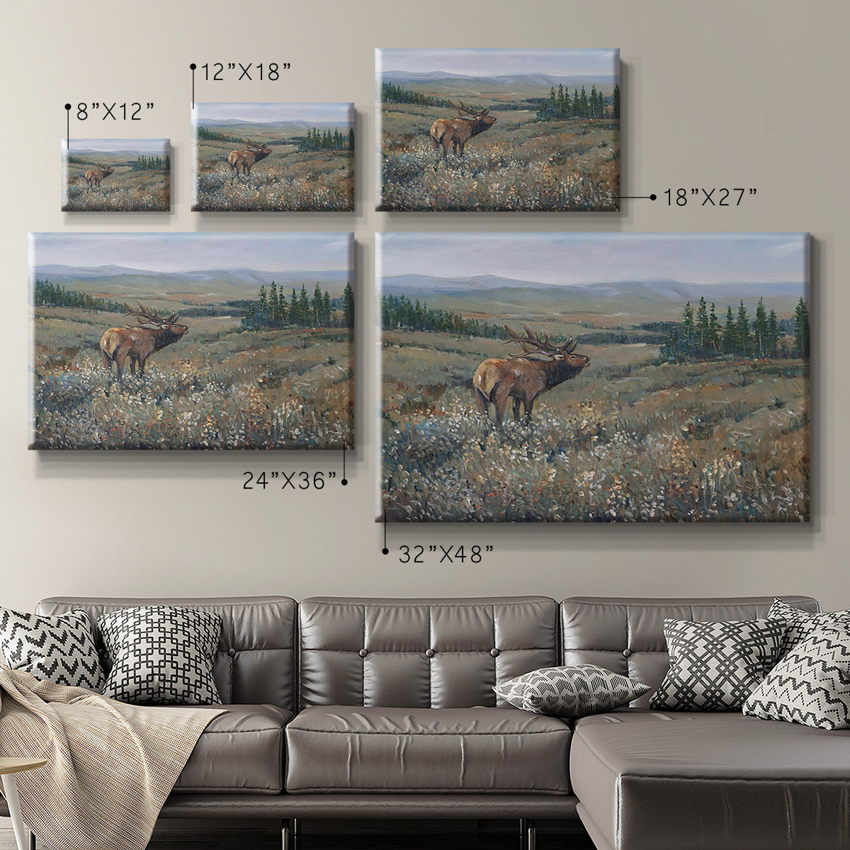 Western Wildlife I Premium Gallery Wrapped Canvas - Ready to Hang