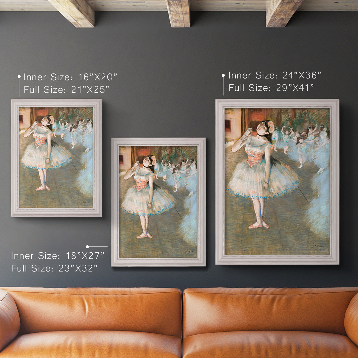 The Star - Ornate Framed Canvas Print