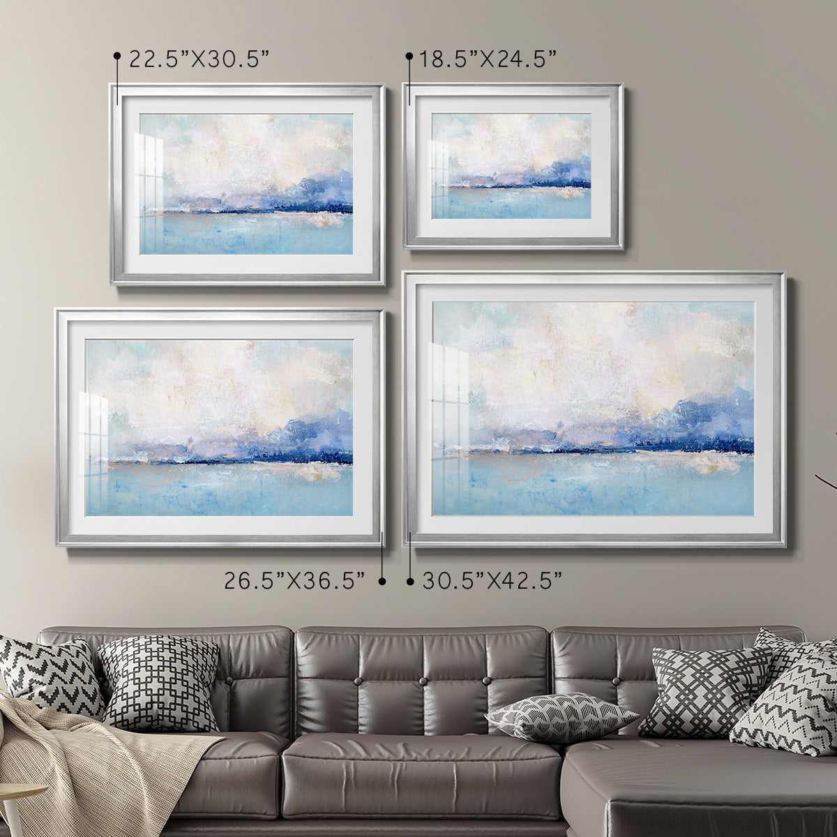 Symphony Bay - Modern Framed Art Print