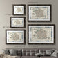 Bordered Map of France-Premium Framed Print - Ready to Hang