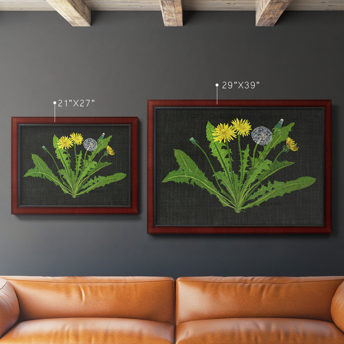 Wild Dandelion II Premium Framed Canvas- Ready to Hang