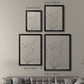 Neutral Lines I - Modern Framed Canvas Print