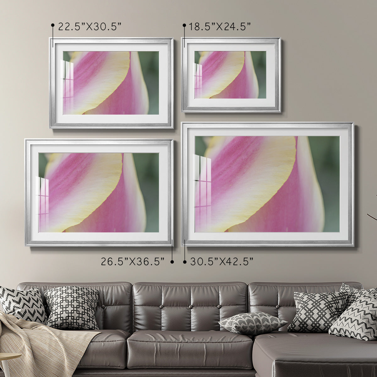 Delicate Premium Framed Print - Ready to Hang