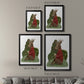 Latte Moose in Sweater - Modern Framed Canvas Print