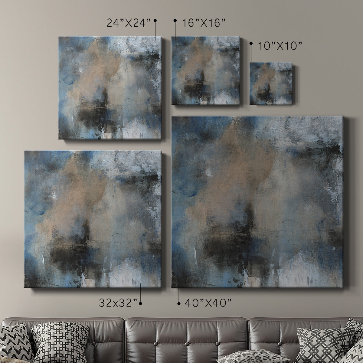 Shifting Motion II - Canvas Art Print