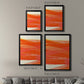 Warm Rays II - Modern Framed Canvas Print