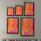 Size comparison chart for a set of two black barnwood framed canvas prints.