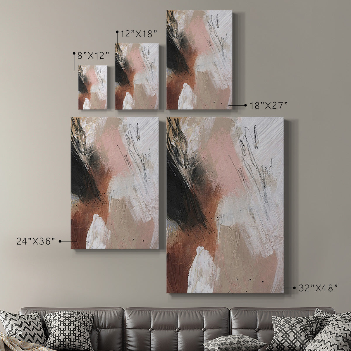 Unbleached Neutrals I Premium Gallery Wrapped Canvas - Ready to Hang