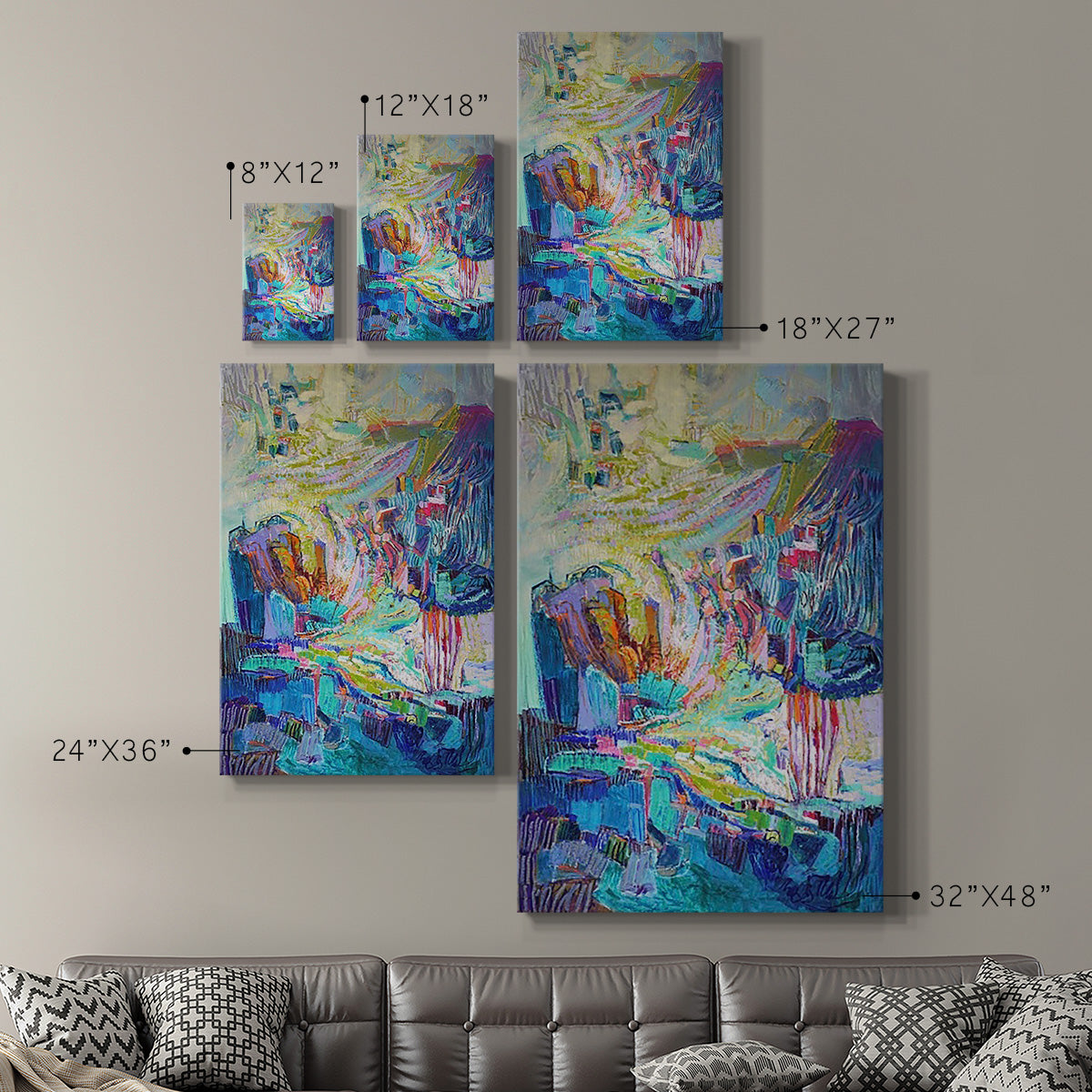 Gathering up the Goddess I - Canvas Art Print