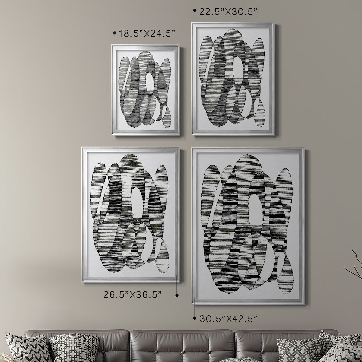 Opposite Day I - Modern Framed Canvas Print