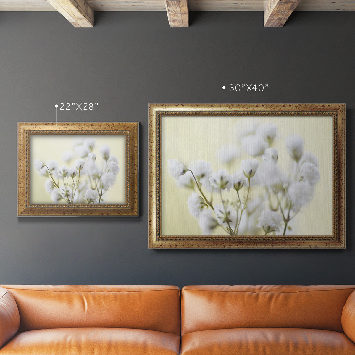 Baby's Breath Study IV Premium Framed Canvas- Ready to Hang