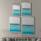 Harmony in Turquiose - Modern Framed Canvas Print