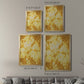 Turmeric Sunrise II - Modern Framed Canvas Print