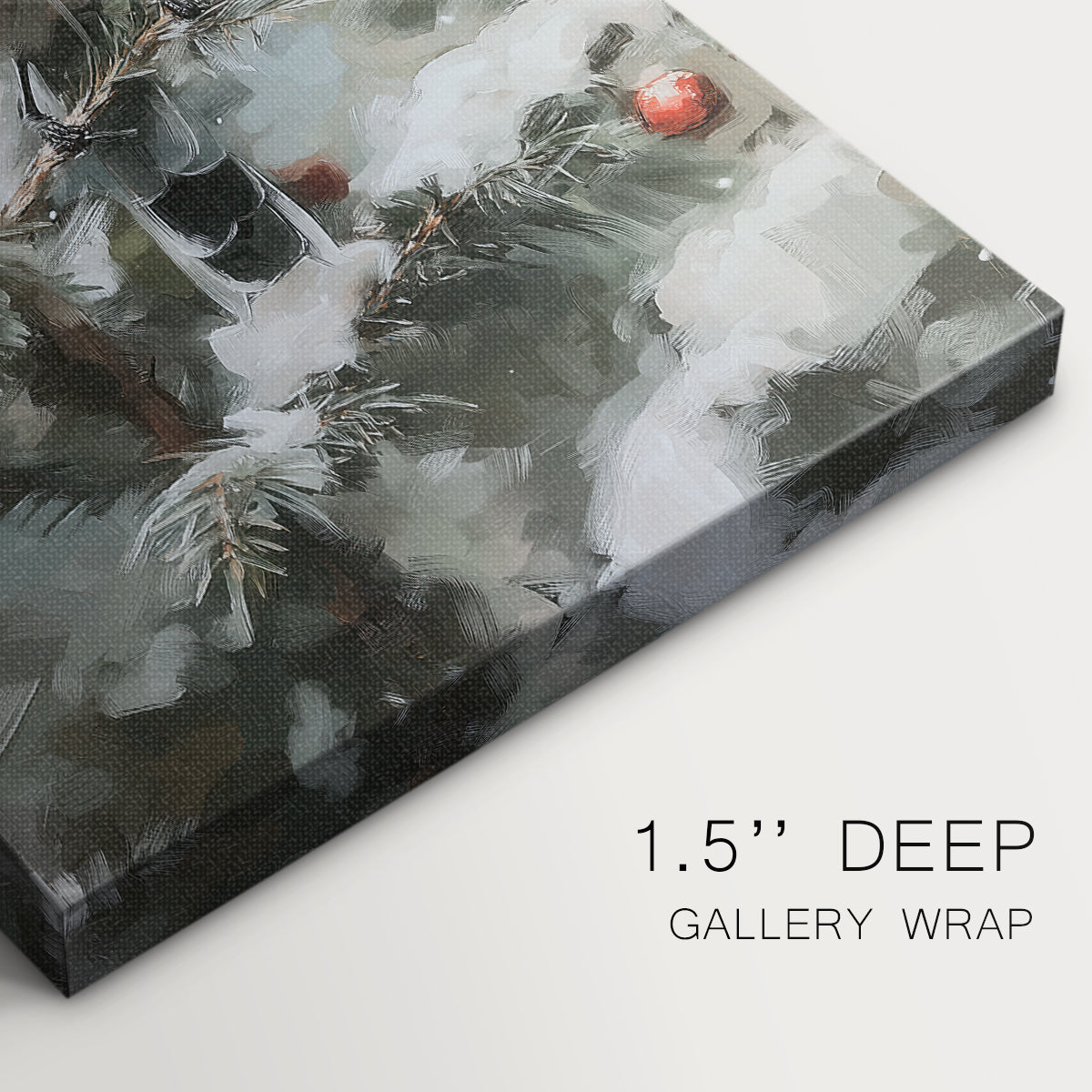 Chalk Midwinter Square - Canvas Art Print