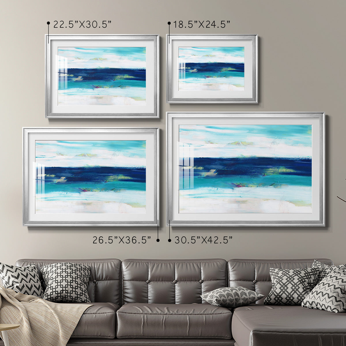 Above Us Only Sky - Modern Framed Art Print