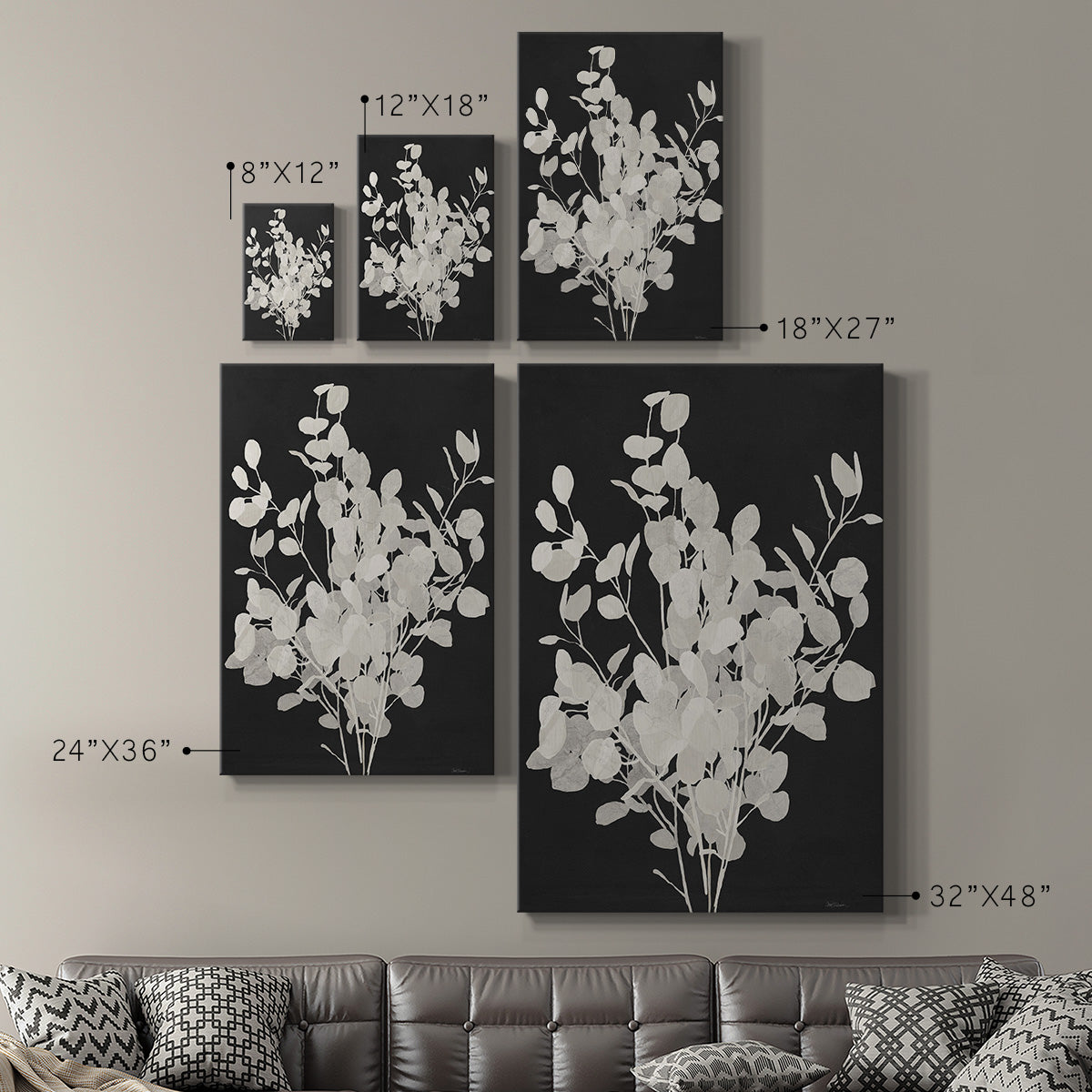 Misty Branches II - Canvas Art Print