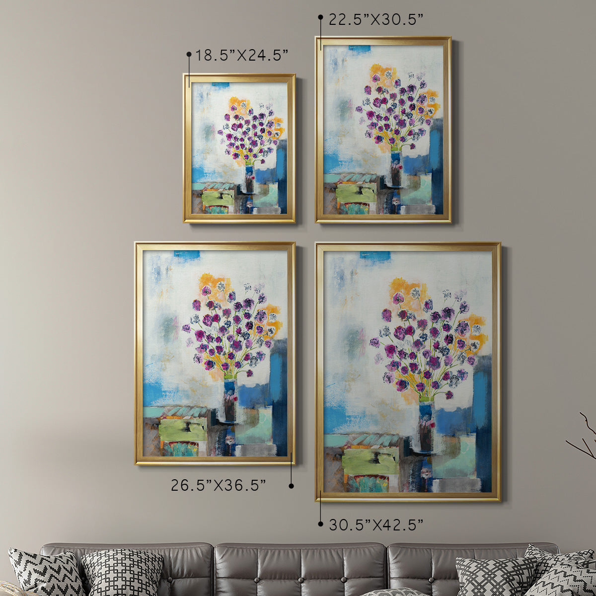 On A Quiet Day - Modern Framed Canvas Print