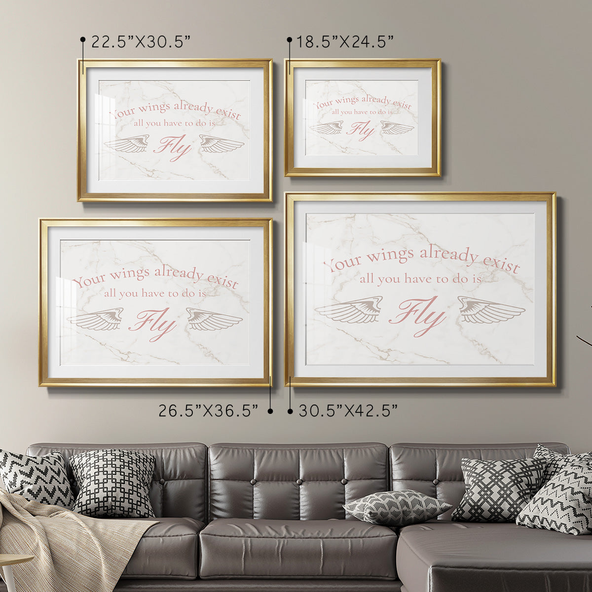 Wings Exist Premium Framed Print - Ready to Hang