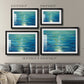 Deep Blue Premium Framed Print - Ready to Hang