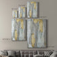 Textured Neutrals & Gold I Premium Gallery Wrapped Canvas - Ready to Hang