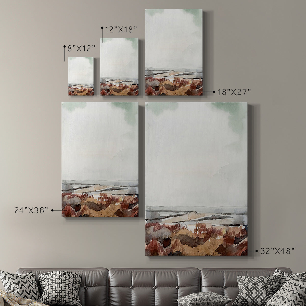 Coastal Inlet Study I - Canvas Art Print