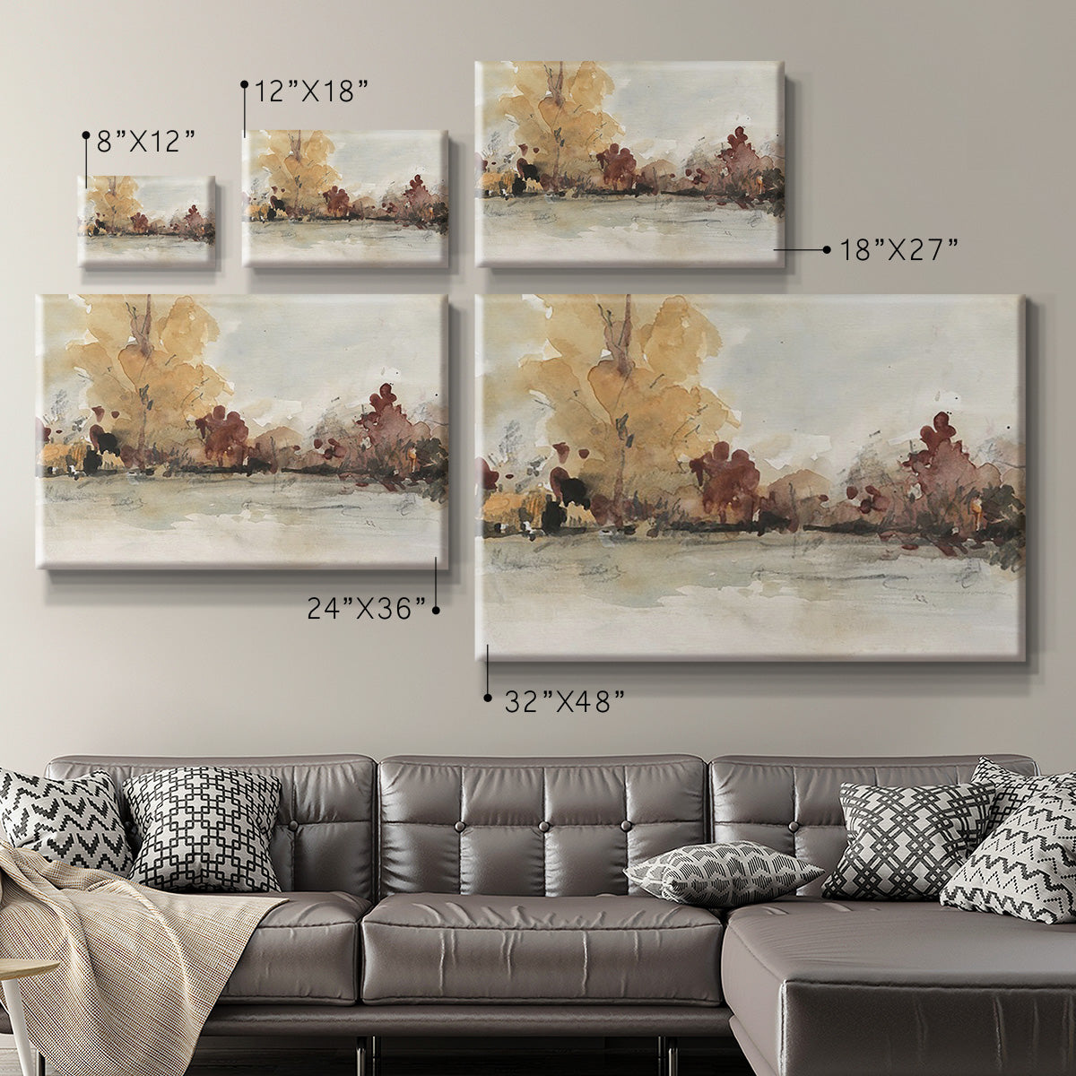 The Autumn View I - Canvas Art Print