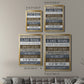 Simple Lake Rules - Modern Framed Canvas Print