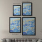 Sky Blue Beach - Modern Framed Canvas Print