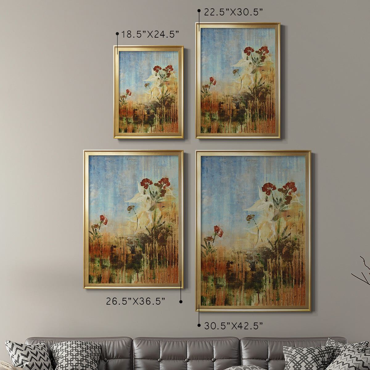 Dedicated to Spring - Modern Framed Canvas Print