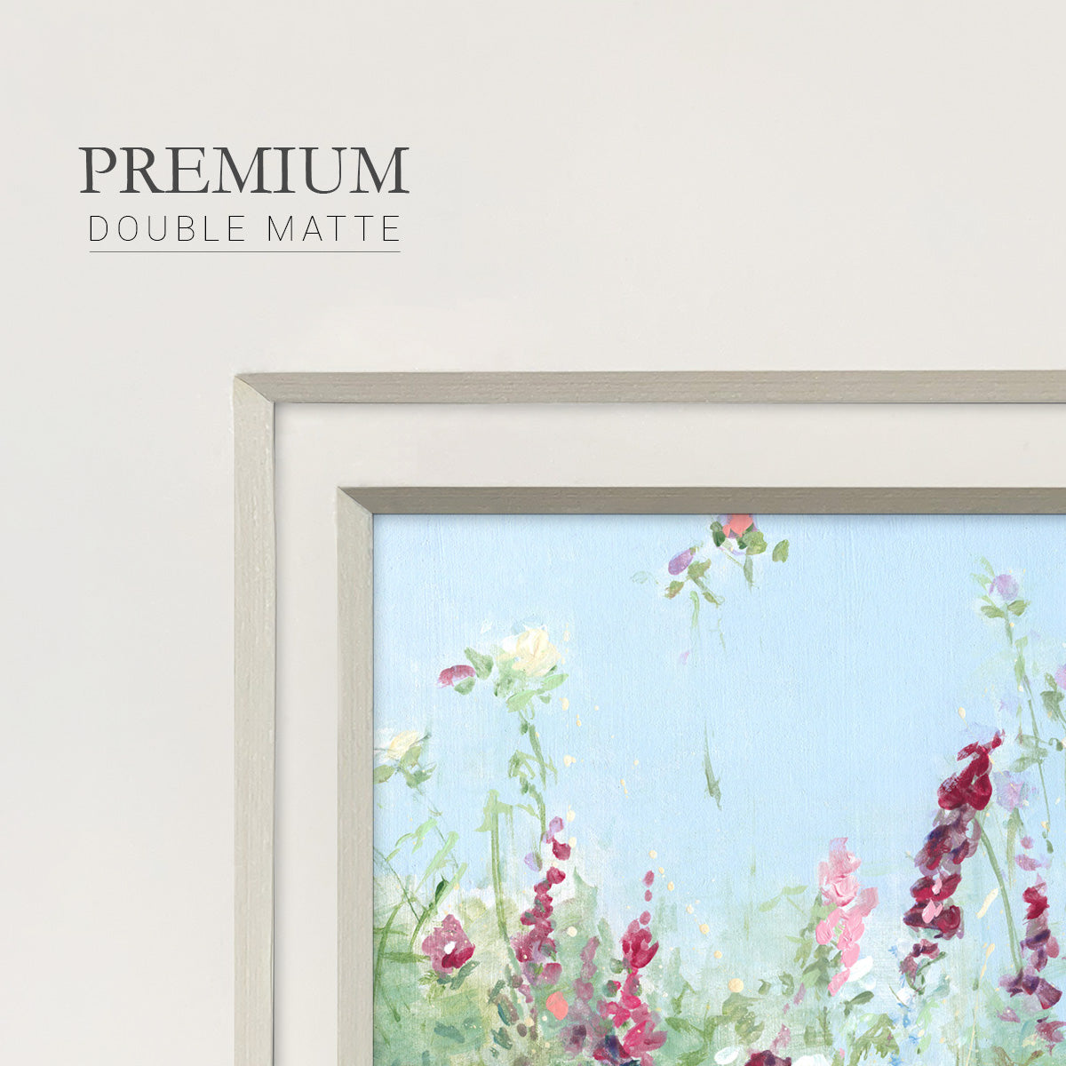 Sweet Summer Meadow Premium Framed Print Double Matboard