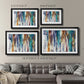 Shape Shifting - Modern Framed Art Print