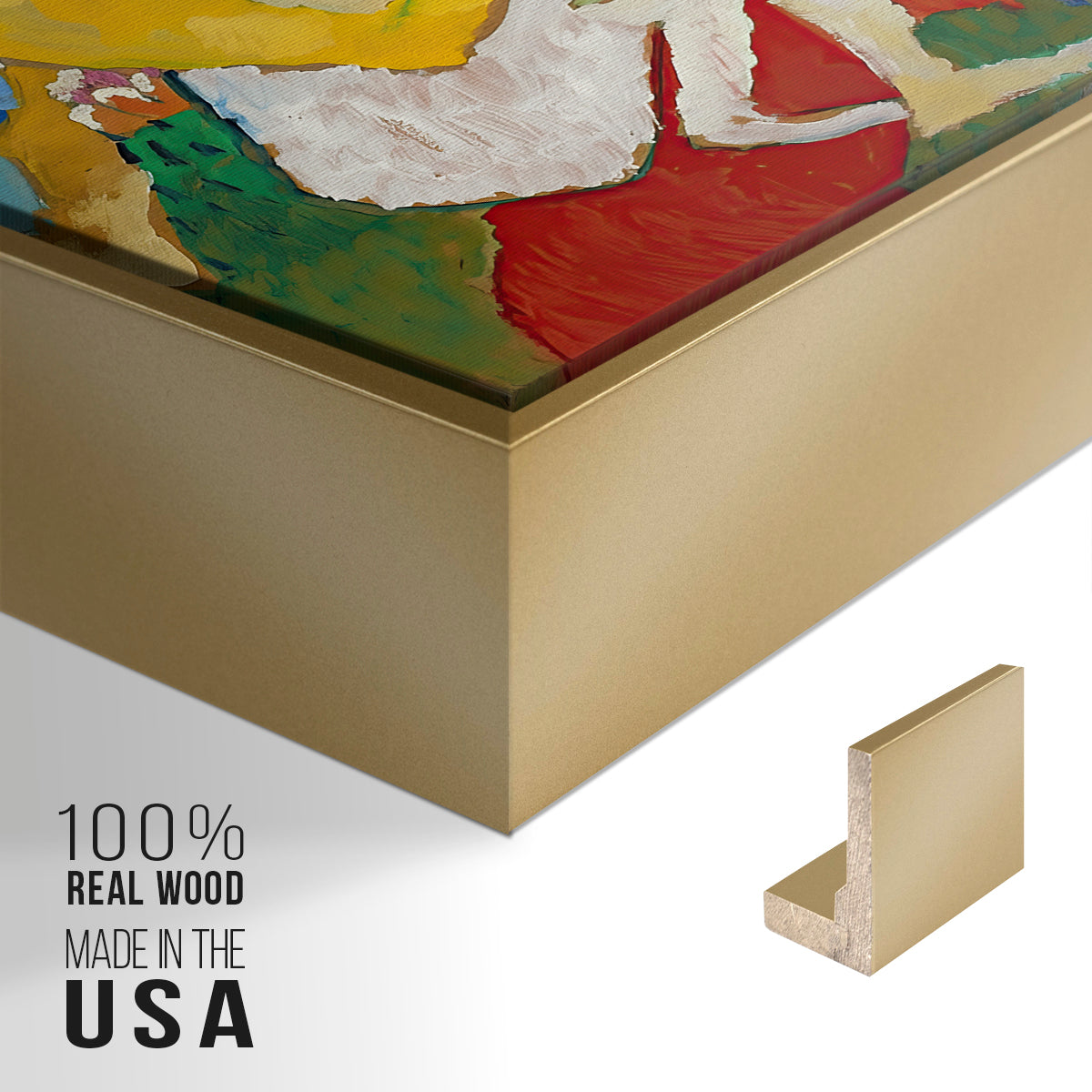 Oriental, 1909 - Floater Framed Canvas Print